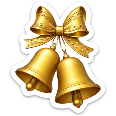 Christmas bells sticker