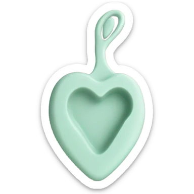 heart shaped gua sha massager sticker