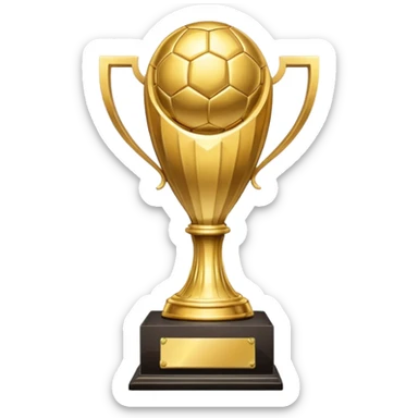 Trophy world cup sticker