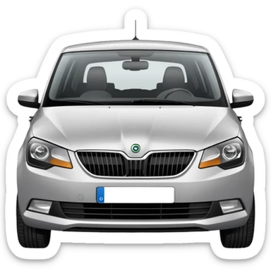 skoda fabia car sticker