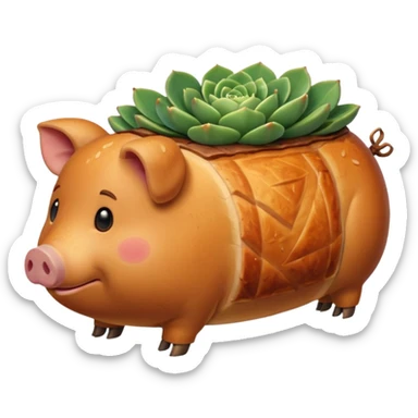 a roasted joint of pork emoji sticker