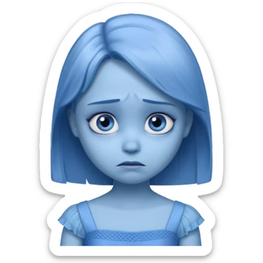 Sadness from the Inside Out movie sticker