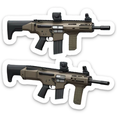 Scar H Assault Rifle sticker