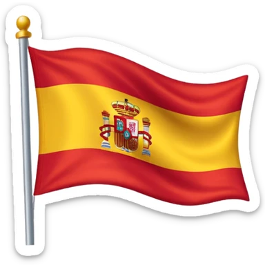 Spain flag sticker