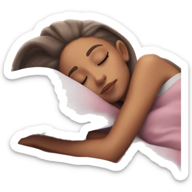 Ariana Grande sleeping sticker