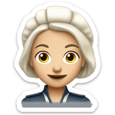 porsche 356 speedster driver woman  sticker