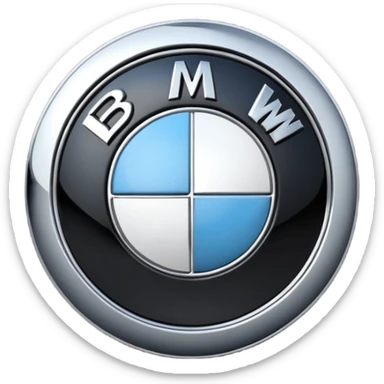 BMW logo emoji 3d 4k qualit sticker