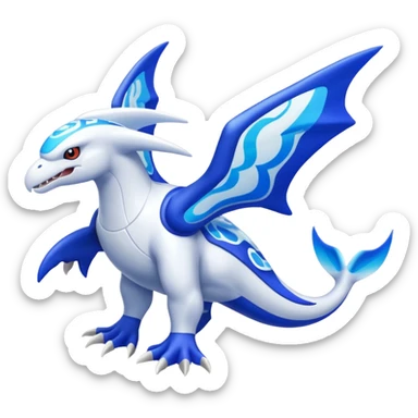 Reshiram-Helioptile-Latios-Kyogre-fusion sticker