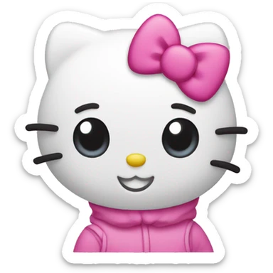 Hello Kitty pink sticker