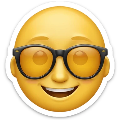 Cool emoji sticker
