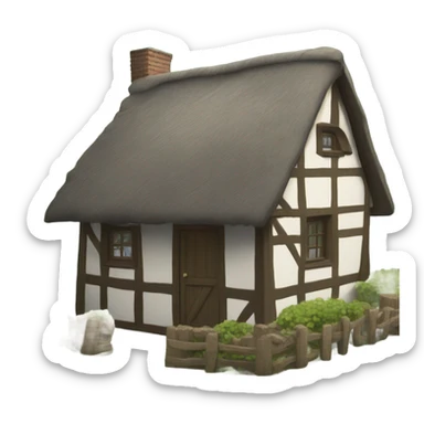 Cottage core sticker