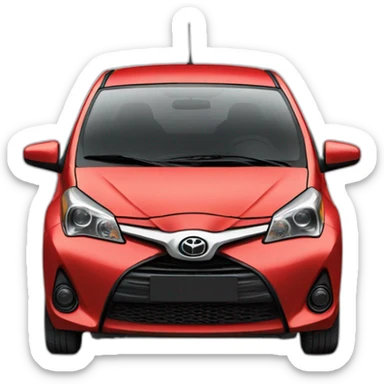 Toyota yaris sticker