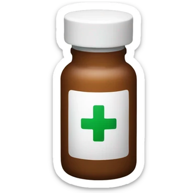 medicine bottle  sticker