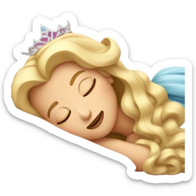 Sleeping beauty  sticker