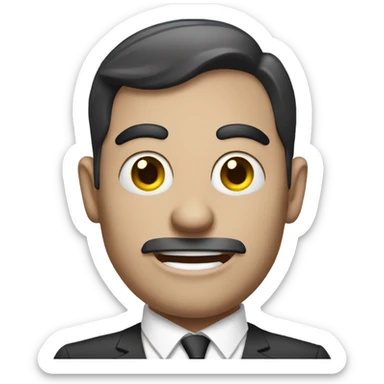 Evil real estate agent  sticker