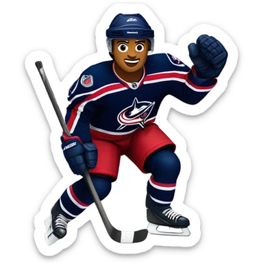 Columbus blue jackets sticker