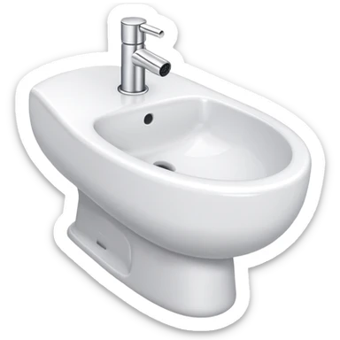 Bidet sticker