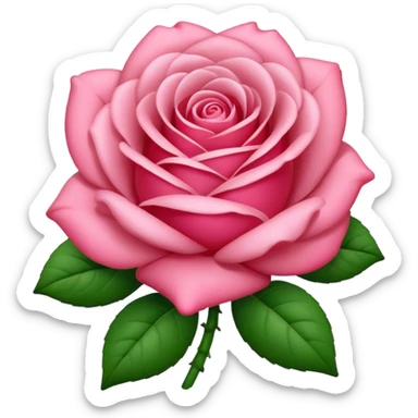 Eine Pfingstrose in rosa sticker