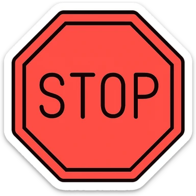 stop for a moment sticker