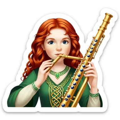 Irish Musician sticker