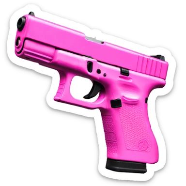 pink glock 19 sticker
