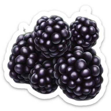 Blackberries sticker