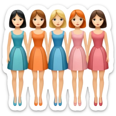  Les Demoiselles d’Avignon painting frame sticker