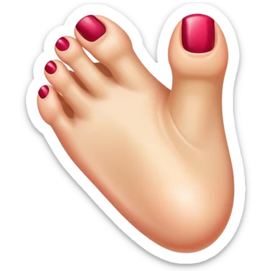 Hurt toe nail sticker