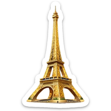 Eiffel Tower Night sticker