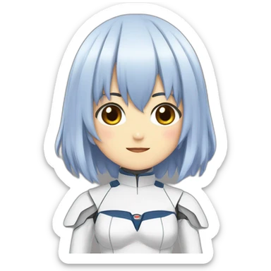 Rei ayanami sticker