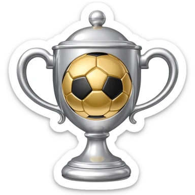 Football cup sticker