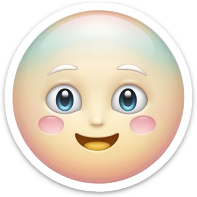 pastel whitish light pale divine shiny aesthetic  sticker