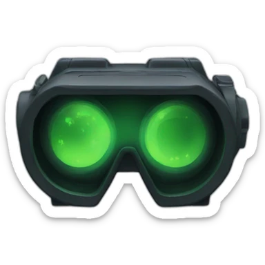 Night vision device sticker