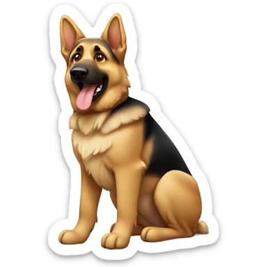 German shepherd  sticker