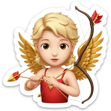 cupid for valentines day sticker