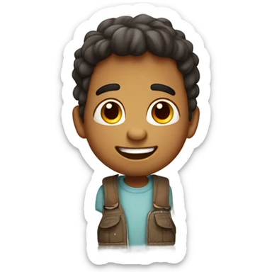 cute boy roach sticker