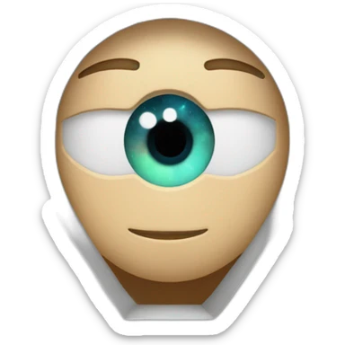 Looking into a portal of the future sticker