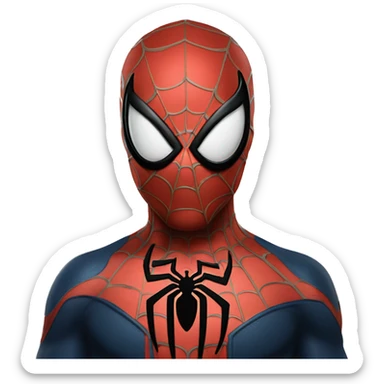 Spider-Man symbiote sticker
