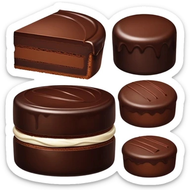 chocolate dessert sticker