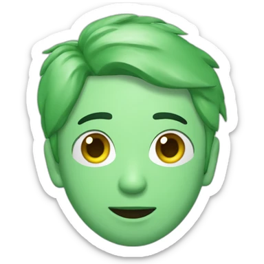 LINEA HACIA ARRIBA VERDE sticker