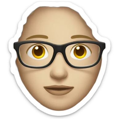 young-it-professional-using-transparent-glasses sticker