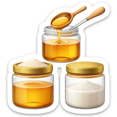 Salt and honey but separate  sticker