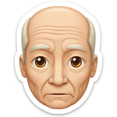 forehead wrinkles sticker