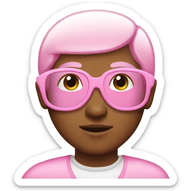 pink cancer emoji sticker