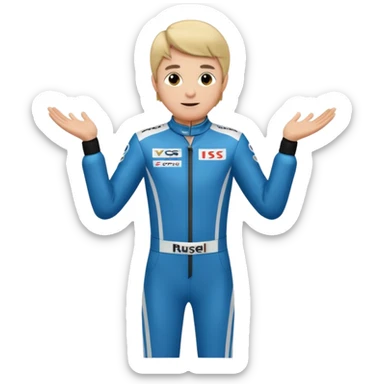 George Russel T pose sticker