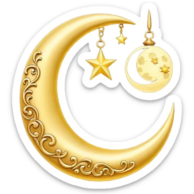Islam moon sticker