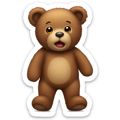 teddy bear sticker