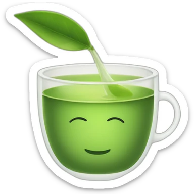 green tea from japan sticker