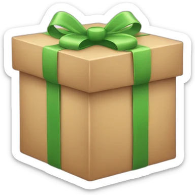 Gift box sticker