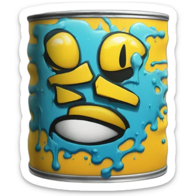 Graffiti cans 92 sticker